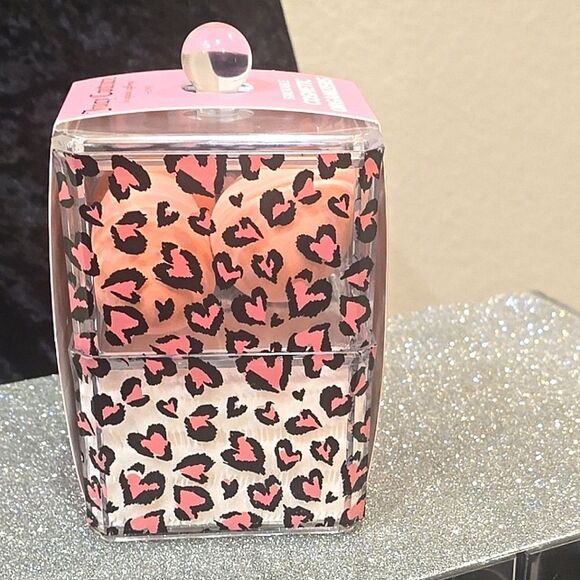 Juicy Couture Home Pink Leopard Stackable Cosmetic Organizers - Picture 6 of 6